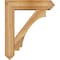 Ekena Millwork Imperial Arts and Crafts Rough Sawn Bracket w/ Offset Brace, Western Red Cedar, 8"W x 32"D x 38"H BKT0806X32X38IMP03RWR - alternate 3